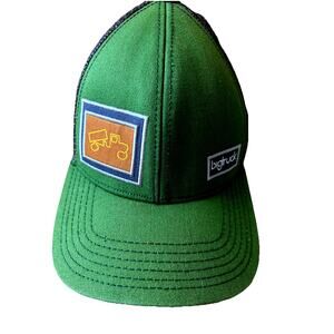 Big Truck Hat Green Trucker Cap Mens Snapback Mesh Fishing Army Campcore RARE